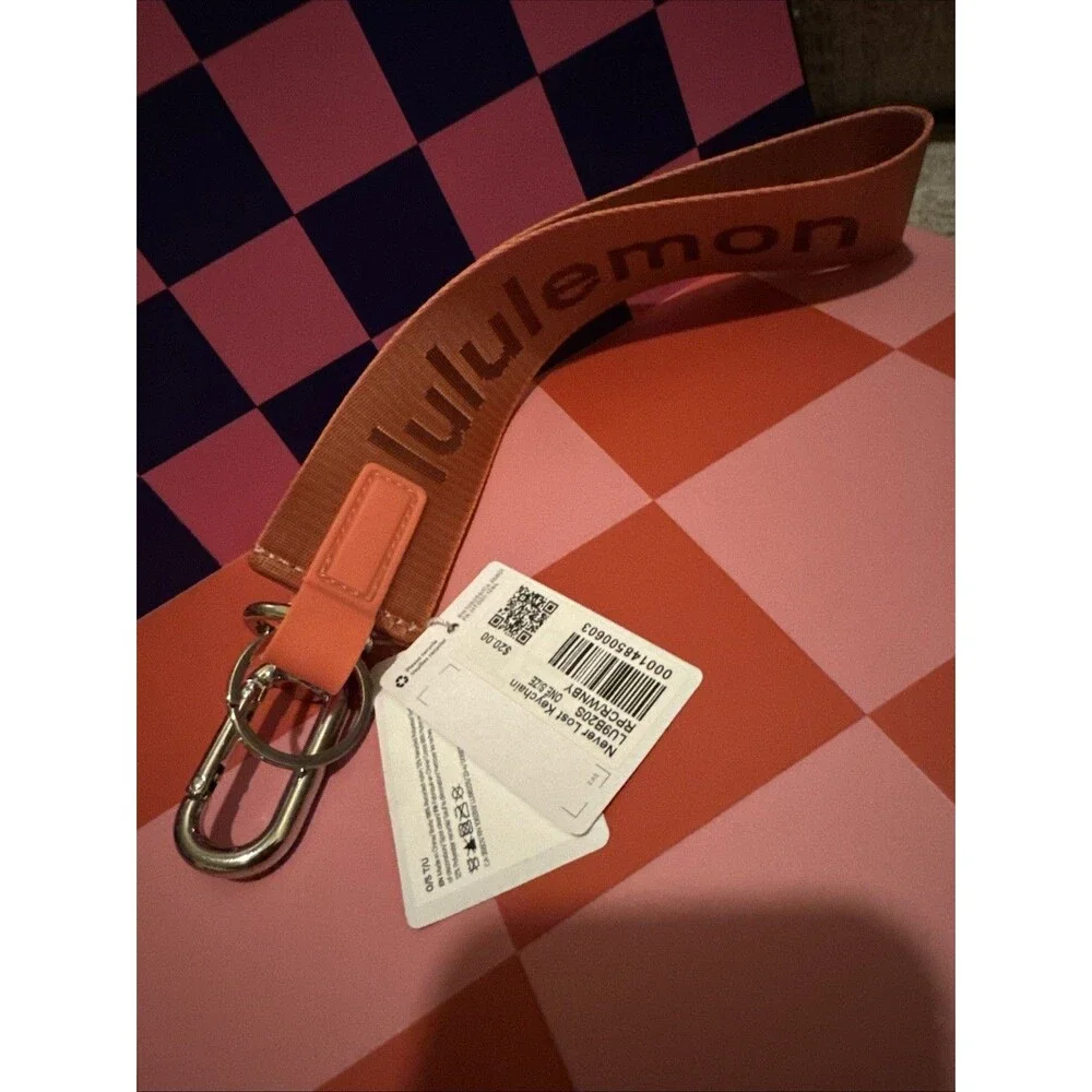 NWT Lululemon Never Lost Keychain ONE SIZE RPCR/WNBY 00603